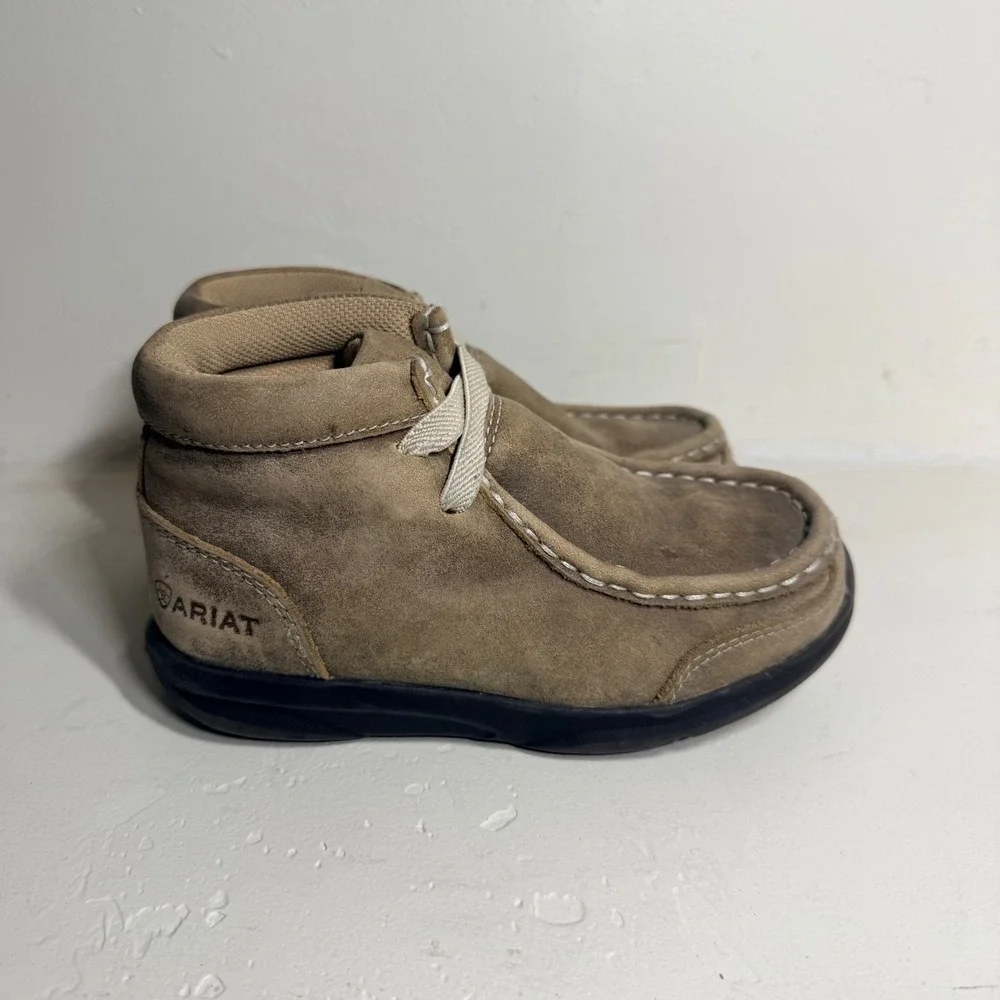 Ariat Boots Cruiser Chukka Western Brown Suede Kids Size 9C